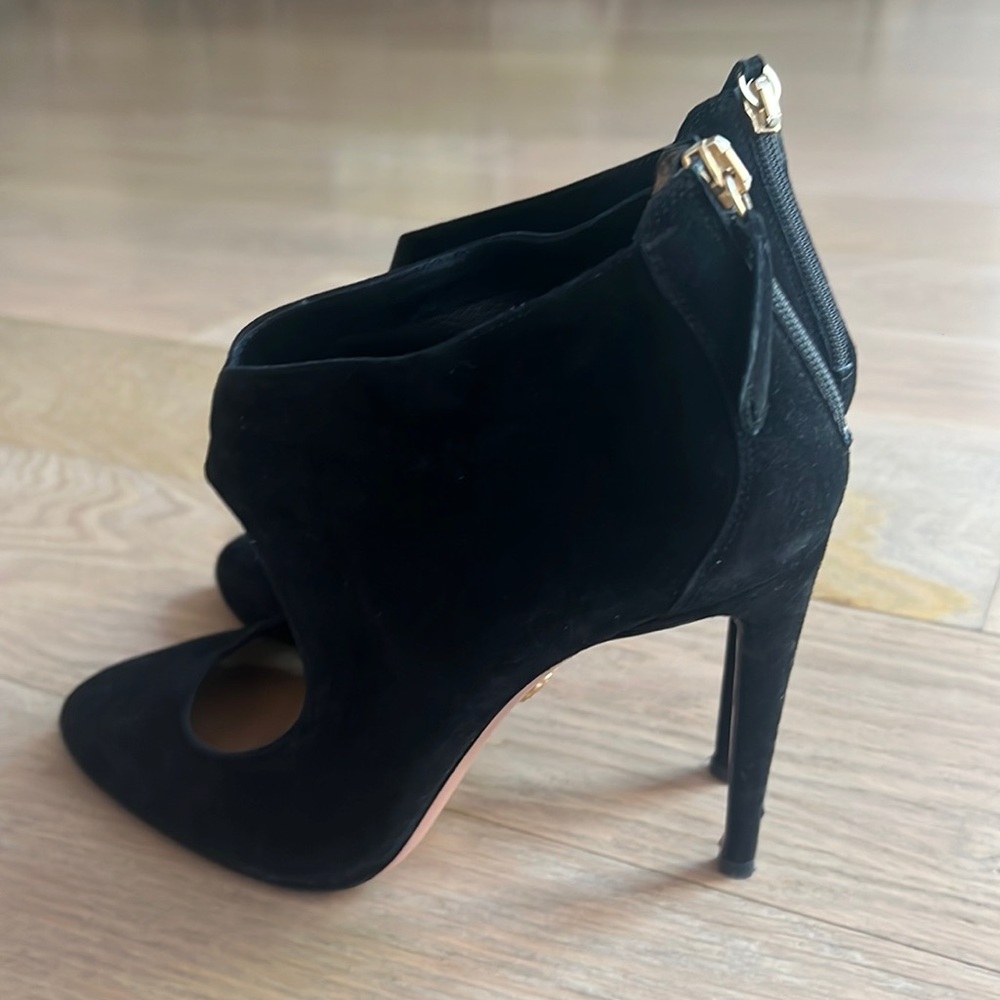 Black aquazzura heels